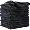 Pikkukuva 1 / 4: Premium Mikrokuituliina, 30 x 30 cm (12 kpl) (musta)