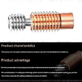 Miniatyrbilde 4 av 5: Bi-Metall V6 Titanlegering Hals Bimetall Varmebryter Hals Hotend Varmeblokk