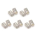 Miniatyrbilde 1 av 5: 10 stk. Skjermede RJ45-kontakter Modulær Plugg - FTP 8P8C Nettverk RJ 45 Kabel Krymp Ethernet-kontakt