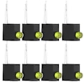 Miniatyrbillede 5 af 5: 100 stk. 3 mm LED-skærm Diode Lys Kit med Holder Side Enkelt Hul Industrielt Tilbehør Gult Lys