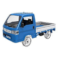 Pikkukuva 2 / 5: RC-auton korikuori kuorma-auton kori 1/16 D12 WL01 LD1297 RC-auton päivitysosille varaosatarvikkeet sininen