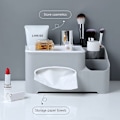 Miniatyrbillede 5 af 5: Moderne pumpepapirdispenser til papirserviet fjernbetjening til multifunktions penneæske egnet til hjem og skrivebord, papirhåndklæder og penne osv.