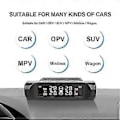 Miniatyrbillede 2 af 5: Bil Tpms Dæktryksovervågningssystem Dæktryk Batteri Digitalt LCD Display Auto Sikkerhed Ala