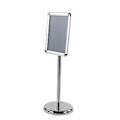 Miniatyrbilde 3 av 5: A3 A4 Gulvplakatstativ Display Snap Frame Bar Kaffebar Meny Tavle Sølv UK