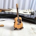 Miniatyrbild 3 av 5: Träplektrumbox Personlig Gitarrprydnad Gåva Trähantverk Retrobox Musikgåva