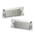 Miniatyrbillede 1 af 5: Bil LED Nummerplade Lys Lampe Hvid 68223864AB til 2014-2018 Bil Baglygter