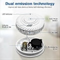 Miniatyrbild 2 av 5: Inbyggd 10-års Batteri Rökdetektor WiFi Funktion Tuya Smart Home Vardagsrum Barnrum Kök Butik Brandvarnare