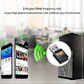 Pikkukuva 2 / 5: Kaksikanavainen 600 Mbps 2,4 GHz + 5 GHz USB langaton adapteri Wifi-antenni 802.11a/b/g/n/ac WiFi USB-adapteri MAC Windowsille, musta