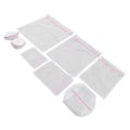 Miniatyrbilde 5 av 5: 8 stk. Mesh Vaskeposer Multifunksjonelle Holdbare Gjenbrukbare Mesh Vaskeposer for Hjemmereise