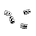 Miniatyrbillede 2 af 5: 50 stk. M2.5 X M Rustfrit Stål Sekskant Socket Set Grub Skruer Uden Spids