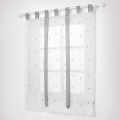 Miniatyrbillede 2 af 5: Vindue Broderi Romerske Persien Gardiner Dekoration Para Soveværelse Balkon Køkken, Grå, 80cmx140cm