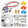 Miniatyrbild 3 av 5: 3D-skrivardelar Aluminiumlegering Uppgraderad Extruder Bowden Block CR10 1.75MM Filament Extrudering För MK8 CR-10 Ender-3