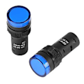 Miniatyrbillede 4 af 5: 20 stk. 12V LED Indikator Signal Advarsel Alarm Nødlys Lampe Blå