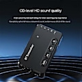 Pikkukuva 3 / 5: Langattomat kuulokkeet Bluetooth 5.2 Lähetin Vastaanotin Matala viive Dual Link Langaton audioadapteri AUX Autoon