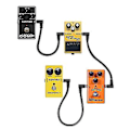 Miniatyrbild 5 av 5: 6 tums brusfri gitarrkabel, 1/4 tums gitarrpedalkablar, instrumenteffektpedal patchkablar Fo