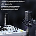 Pikkukuva 1 / 5: XLR-audiokaapeli Karaoke-mikrofonin äänitykkikaapeli Uros-naaras XLR-kaapeli XLR-jatkojohto Mikrofonikaapeli 1 metri