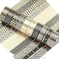 Miniatyrbilde 4 av 5: 10 Folie Washi Tape Sett Papir Scrapbooking Selvklebende Maskering DIY