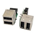 Miniatyrbild 5 av 5: 2st Intern Moderkort 9pin Till 2 Port Usb 2.0 A Hona Adapter
