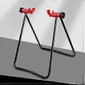 Miniatyrbillede 4 af 5: Foldbar Cykel Gulvstativ Cykelstativ Reparationsstativ Trekant Cykelparkeringsholder til Mountain- og Racercykler