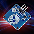 Miniatyrbild 5 av 5: 5 st TTP223B Digital Sensormodul Kapacitiv Typ Touch Switch Modul