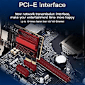 Miniatyrbillede 5 af 5: 2.5G PCIE til RJ45 Netværkskort RTL8125B Chip 100/1000Mbps 2.5Gbps Ethernet Kablet LAN Controller Adapter til Win7/8/10/11