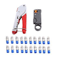 Miniatyrbillede 1 af 4: Koaksialkabel Wire Stripper RG6/RG59 Kompressions F Konnektor Wire Krympe Tang Værktøj