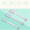 Miniatyrbillede 4 af 5: 5 stk. Børnesikringsspænde Tegneserie Babysikringsskabsspænde 3 tilstande Justerbar rem Babysikkerhedsspænde Pink