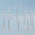 Miniatyrbillede 3 af 5: Akryl Cupcake Holder Stand, Rund Cupcake Tårn Display Stand, Premium Dessert Stand Cupcake Hold