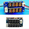 Miniatyrbild 1 av 5: CC/CV Nedtransformator Voltmeter Amperemeter Modul Laddning LED-drivare 5A Justerbar Effekt