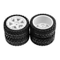 Pikkukuva 2 / 5: 4KPL 67mm 1/10 RC Kilpa-auton Renkaat Maantieajoon Touring Drift Auto Pyörä TT01 TT02 XV01