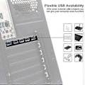 Miniatyrbillede 4 af 5: PCIE USB3.0 Udvidelseskort PCI til Express til USB Adapter HUB 7 Porte 5Gb Super