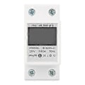 Miniatyrbild 3 av 4: 220V 5(80)A Digital 1-fas 2-tråds 2P DIN-skena Elmätare Elektronisk kWh-mätare e