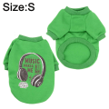 Miniatyrbillede 2 af 5: Kæledyrstøj Kæledyr Cool Lille Sweater Cool Headset Mønster Kæledyr Sweater S