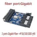 Pikkukuva 5 / 5: Gigabit Ethernet -kytkin, kuituoptinen media-muunnin, 4 RJ45 2 10/100/1000M UTP 2F4E -porttia, PCB