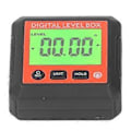 Miniatyrbild 4 av 4: Digital Vattenpassbox Hög Noggrannhet Magnetisk Portabel Gradskiva Inclinometer Vinkelmätare för Träbearbetning Byggarbetsplats Orange