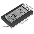 Miniatyrbillede 3 af 5: LCD Digital Temperatur Fugtighedsmåler Mini Digital Termometer Hygrometer Sensor Mini LCD Hygrometer Til Hjemmekontor Have Drivhus