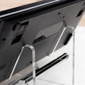 Miniatyrbillede 2 af 5: 1-lags akryl tastaturstativ transparent mekanisk tastatur opbevaringsstativ til tablet fotorammer