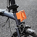 Miniatyrbillede 4 af 5: Foldbar Cykel Tilbehør Front Bagagebærer Base Grise Næse Hane Konverteringssæde Styrforhøjer Sort