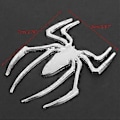Miniatyrbillede 4 af 5: 3D Bilmærkat HOT Universal Metal Spider Emblem Chrome Motor Mærkat Ornament