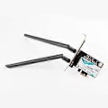 Miniatyrbillede 3 af 5: 3000Mbps WiFi 6 forIntelAX200 PCIe Trådløst Netværkskort DualBand 2.4G/5Ghz AX200NGW BT5.0 Til Window10 Desktop PC