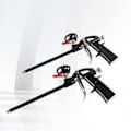 Miniatyrbillede 2 af 5: Professionel Skumpistol Ekspanderende Fugemasse Applikator Aluminium Legering Hus