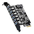 Pikkukuva 2 / 5: Usb3.2 Etu Gen1 Pci Express -sovitinkortti 7 Porttia Usb 3.0 Hub