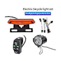 Miniatyrbillede 2 af 5: 24-48v Multifunktionel E-cykel Forlygte Blinklys Baglygte Med Kontakt S M Stik Cykeltilbehør