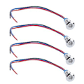 Miniatyrbillede 3 af 5: 4 Sæt LED Indikatorlys Fælles Katode Lampe Industrielle Kontrolkomponenter 8mm 110‑220V Rød og Blå