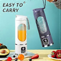 Miniatyrbild 3 av 5: Portabel Blender Elektrisk Juicepress Fruktmixer USB Uppladdningsbar Smoothie Mini Blender Personlig Juicepress 12 Skär 3 Växlar B