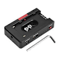 Miniatyrbilde 3 av 5: NP-F Batterilader Metall Batteriadapterplate USB DC12V DC8V DC Utganger 1/4In for NP-F970/F950/F930/F770F750/F570