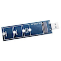 Pikkukuva 3 / 5: Kestävä USB3.0 - M.2 NGFF -sovittimelle avaimelle B B+M Type-A SSD 2230 2242 -kortti C