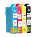 Miniatyrbilde 4 av 4: 4 stk. blekkpatroner svart cyan magenta gul jevnt nøyaktig klar anti-falming skriverblekkpatron for Stylus T1351 T1332 T1333 T1334