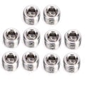 Miniatyrbilde 2 av 4: 10 stk. 304 Rustfritt Stål Rørfittings Plugg Hode Hann Gjenge BSPP Hex Plugg Hode 1/8in