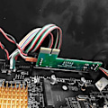 Miniatyrbillede 3 af 5: Computer Uto Adapter Pcie Pci Dual Slot Fjernbetjeningsstik Til Stationær Computer